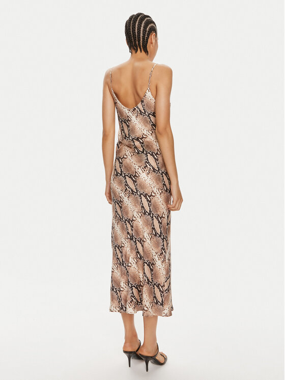ViCOLO ViCOLO Rochie de zi TB1388 Maro Regular Fit