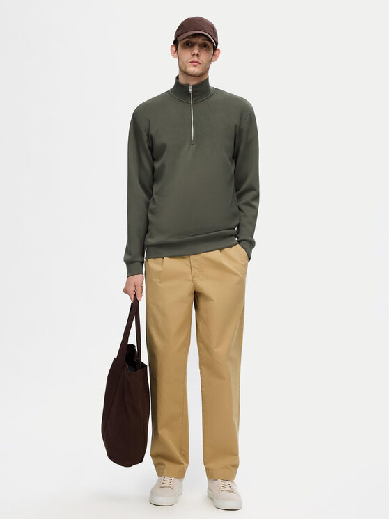 Selected Homme Selected Homme Felpa 16094477 Verde Regular Fit