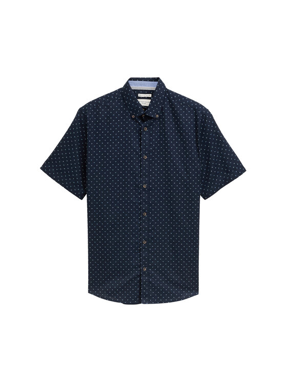 Tom Tailor Tom Tailor Koszula 1045099 Granatowy Regular Fit