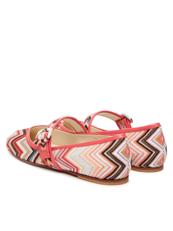 M Missoni M Missoni Балетки Jean MWF044_002 Рожевий