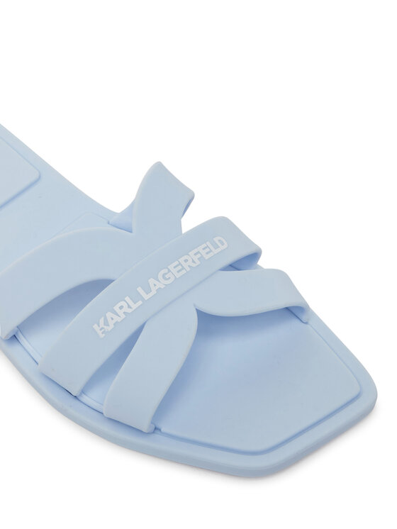 KARL LAGERFELD KARL LAGERFELD Šľapky Jelly IV KL80025 Modrá
