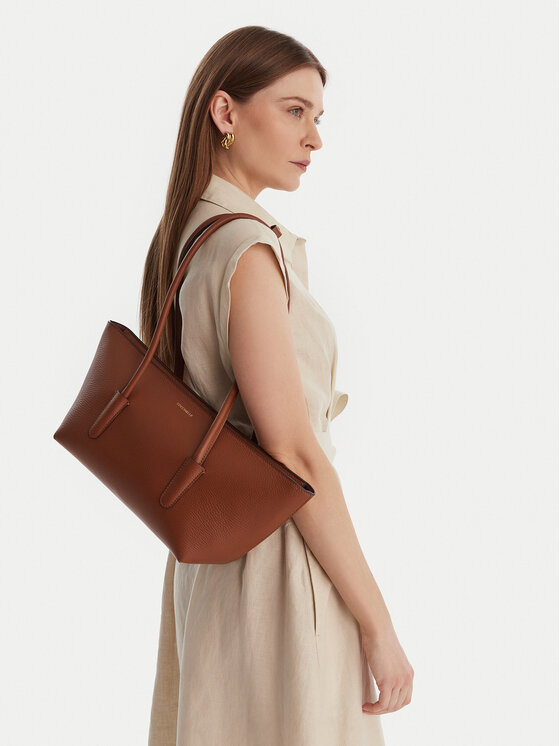 Coccinelle Coccinelle Handtasche T8A Coccinelle Double Beat E1 T8A 11 03 01 Braun