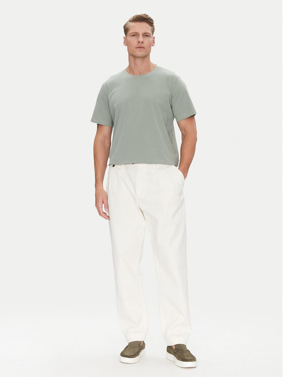 Selected Homme Selected Homme T-shirt Aspen 16087842 Verde Regular Fit