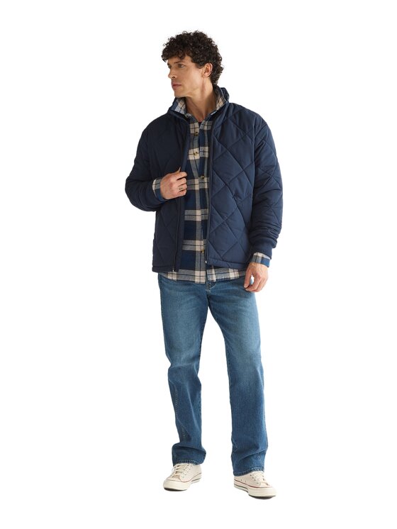 Wrangler Wrangler Kurtka przejściowa 112386928 Granatowy Regular Fit