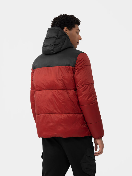 4F 4F Зимно яке 4FAW23TDJAM243 Червен Regular Fit