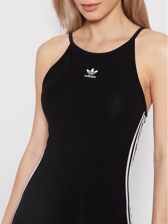 adidas adidas Nyári ruha adicolor Classics HC2039 Fekete Slim Fit