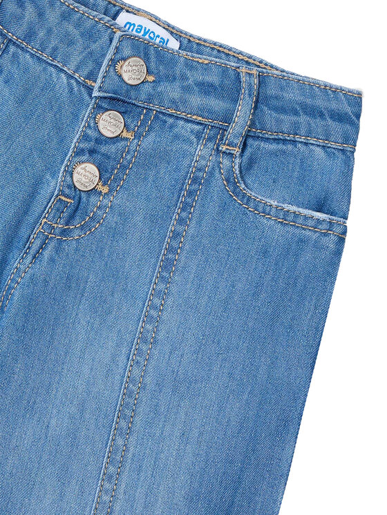 Mayoral Mayoral Jeans hlače 3558 Mornarsko modra Wide Leg