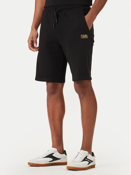 KARL LAGERFELD KARL LAGERFELD Спортни шорти 705783 562917 Черен Regular Fit