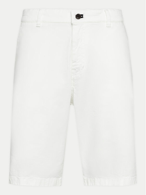 JOOP! Jeans JOOP! Jeans Szorty materiałowe 15 JJF-65Rudo-D 30041957 Biały Regular Fit