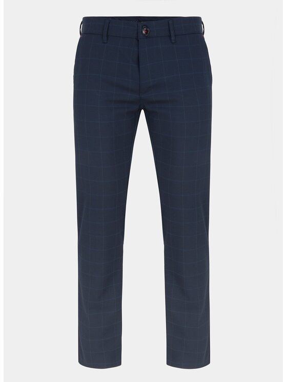 Pako Lorente Pako Lorente Spodnie materiałowe P000B-WX-213 Granatowy Slim Fit