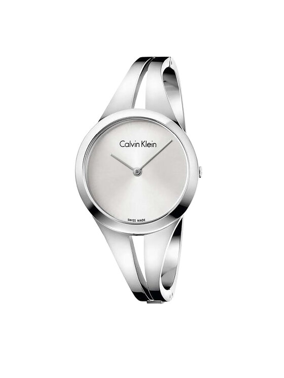 Calvin Klein Calvin Klein Zegarek Bangle Medium K7W2M116 Srebrny
