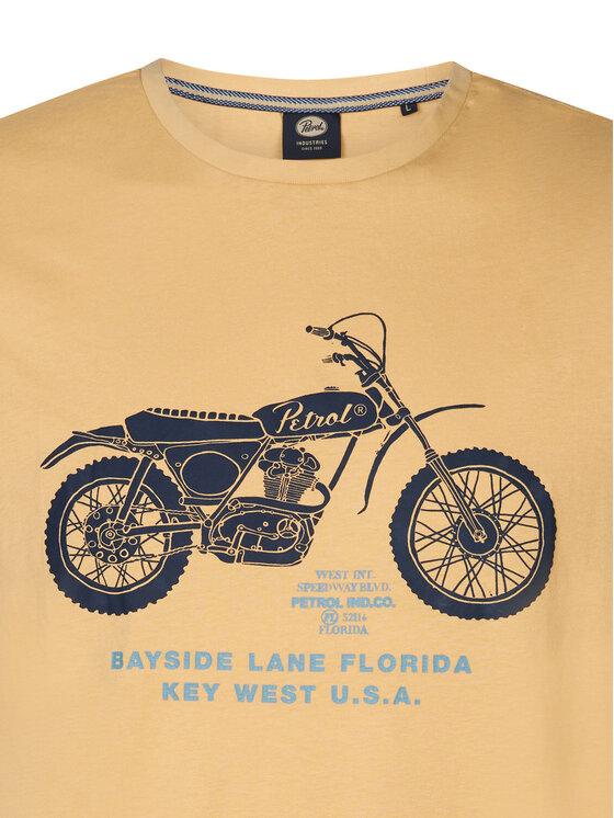 Petrol Industries Petrol Industries T-Shirt M-1050-TSR707 Żółty Regular Fit