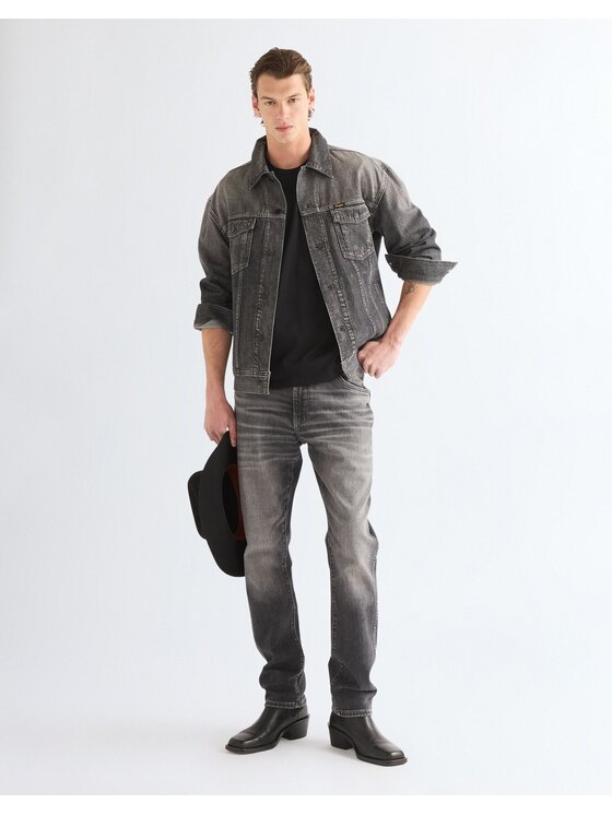 Wrangler Wrangler Jeansy REDFORD Szary Straight Leg