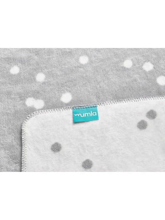 Mumla Mumla Koc Confetti Szary Kolorowy