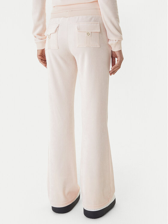 Juicy Couture Juicy Couture Spodnie dresowe Caisa JCSEBJ008G Różowy Slim Fit