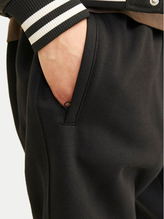 Jack&Jones Jack&Jones Donji dio trenerke Bill Urban Edge 12263026 Crna Relaxed Fit