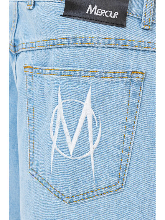 Mercur Mercur Szorty jeansowe Monument Niebieski Loose Fit