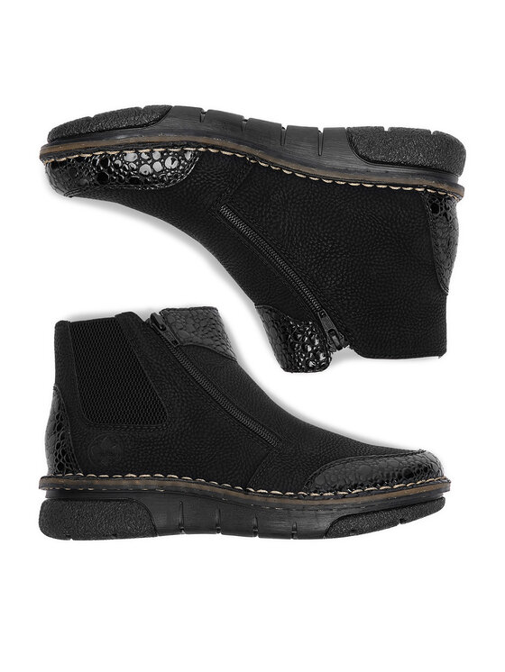 Rieker Rieker Stiefeletten 73355-00 Schwarz