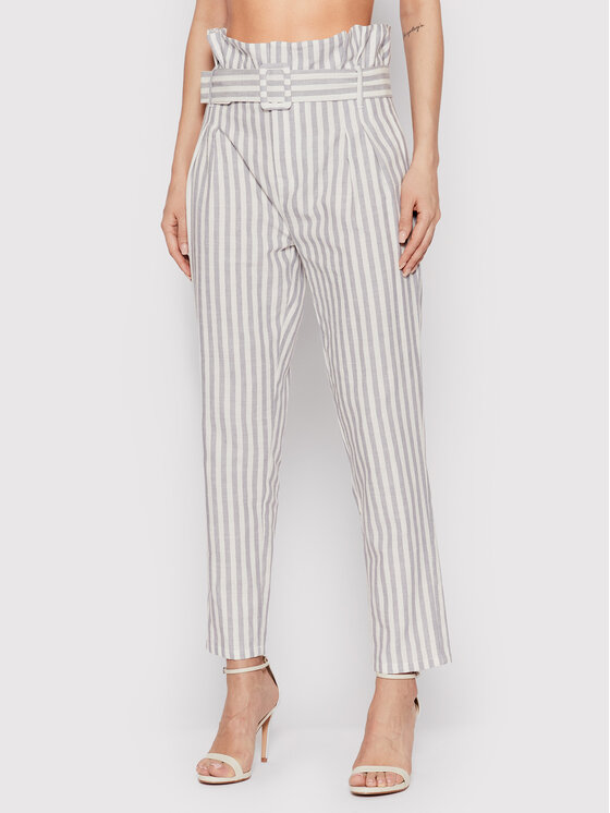 DeeZee Hlače iz tkanine Natural Shades EMT005 Modra Regular Fit