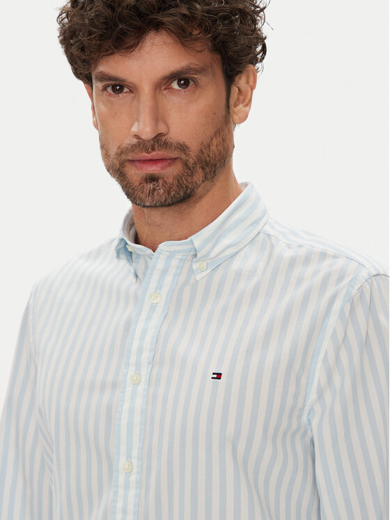 Tommy Hilfiger Tommy Hilfiger Košile MW0MW39159 Světle modrá Regular Fit