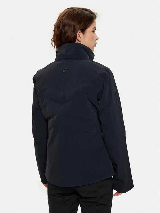 4F 4F Skijacke 4FWAW24TTJAF584 Schwarz Slim Fit