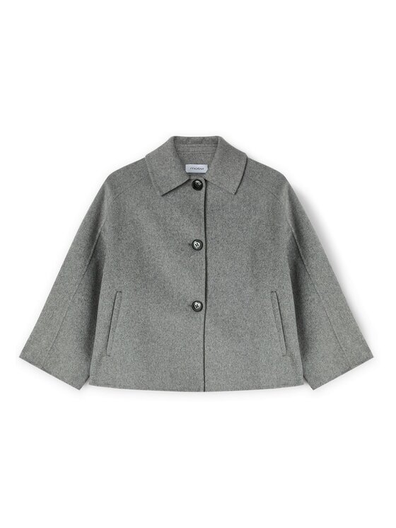 Motivi Motivi Cappotto R245W000147N013 Grigio Regular Fit