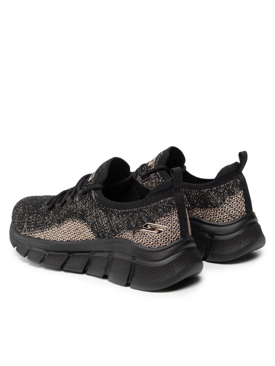 Skechers Skechers Αθλητικά BOBS SPORT Fall Sparks 117113/BKGD Μαύρο