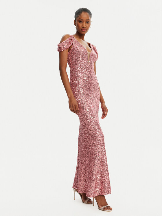 Rinascimento Rinascimento Rochie de seară CFC0122589003 Roz Regular Fit
