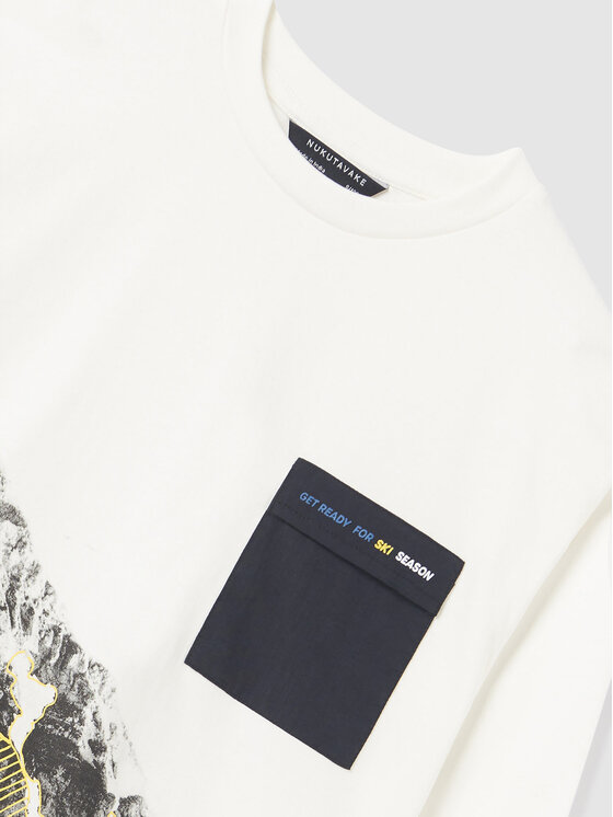 Mayoral Mayoral Μπλουζάκι 7.065 Εκρού Regular Fit