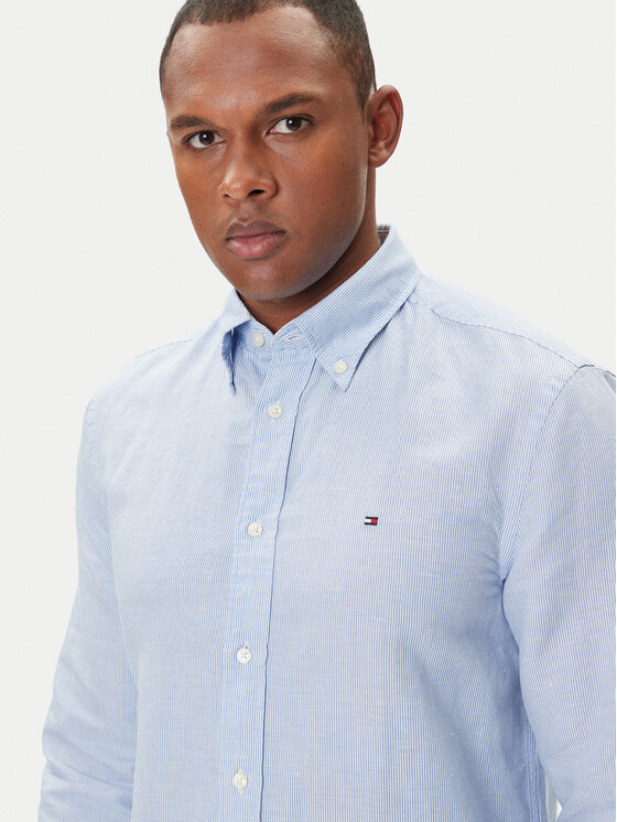 Tommy Hilfiger Tommy Hilfiger Hemd MW0MW40704 Himmelblau Regular Fit