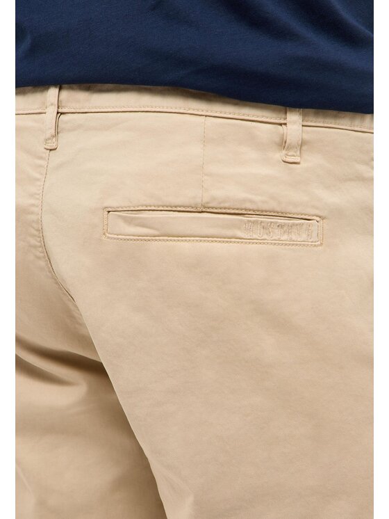 Mustang Mustang Pantaloncini di tessuto Brad Chino Shorts Beige Regular Fit