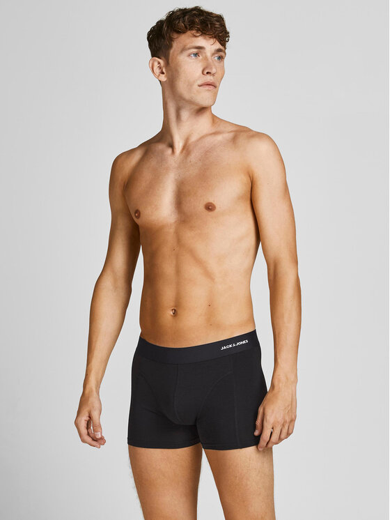 Jack & Jones Jack & Jones Комплект боксерки Basic 12198852 Черен