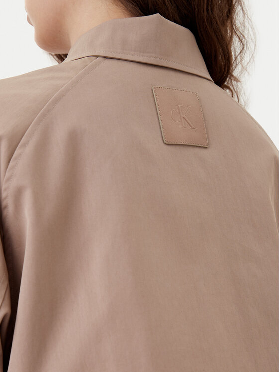 Calvin Klein Jeans Calvin Klein Jeans Tenchcoat J20J224713 Beige Regular Fit