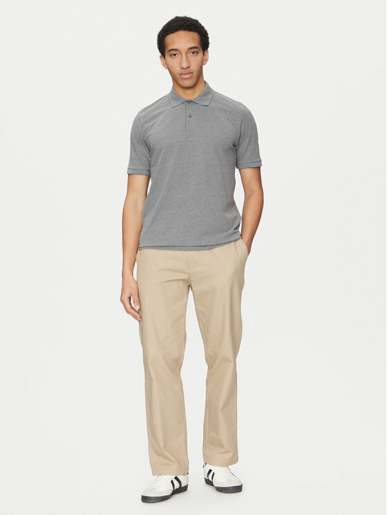 Selected Homme Selected Homme Polo marškinėliai 16095851 Pilka Slim Fit