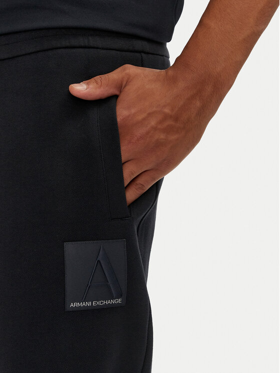 Armani Exchange Armani Exchange Spodnie dresowe 6DZPJA ZJNKZ 1510 Granatowy Regular Fit
