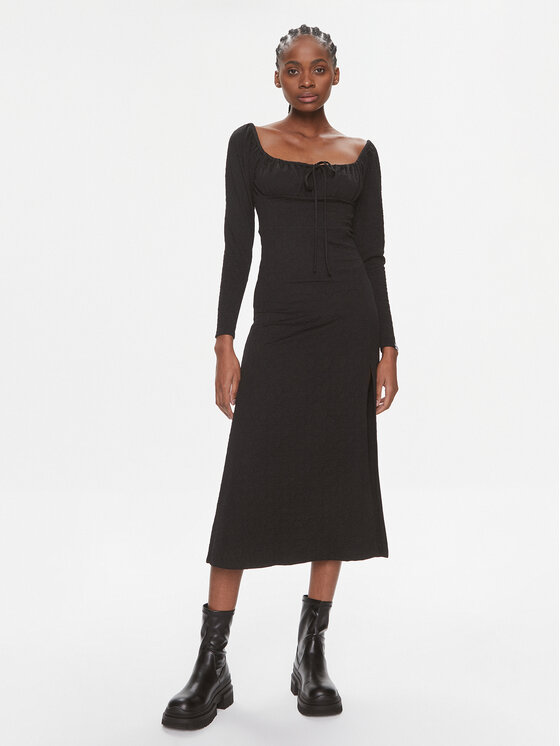 HUGO HUGO Rochie de zi Navenda 50508645 Negru Regular Fit