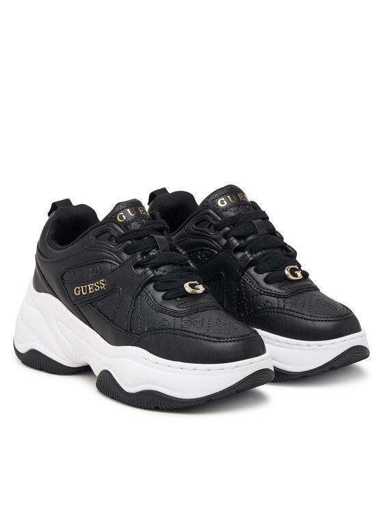 Guess Guess Sneakersy FLFHAC FAL12 Czarny