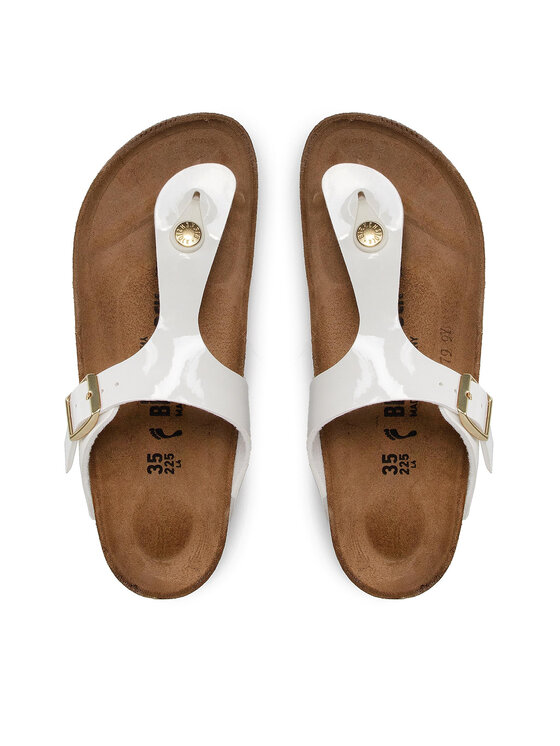 Birkenstock Japonki Gizeh Bs 1005300 Biały | Modivo.pl