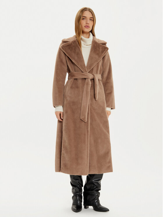 Guess Kožušina Ada W4BL02 WGHM0 Béžová Regular Fit