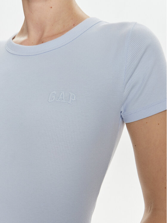 Gap Gap T-shirt 870883 Svijetloplava Slim Fit