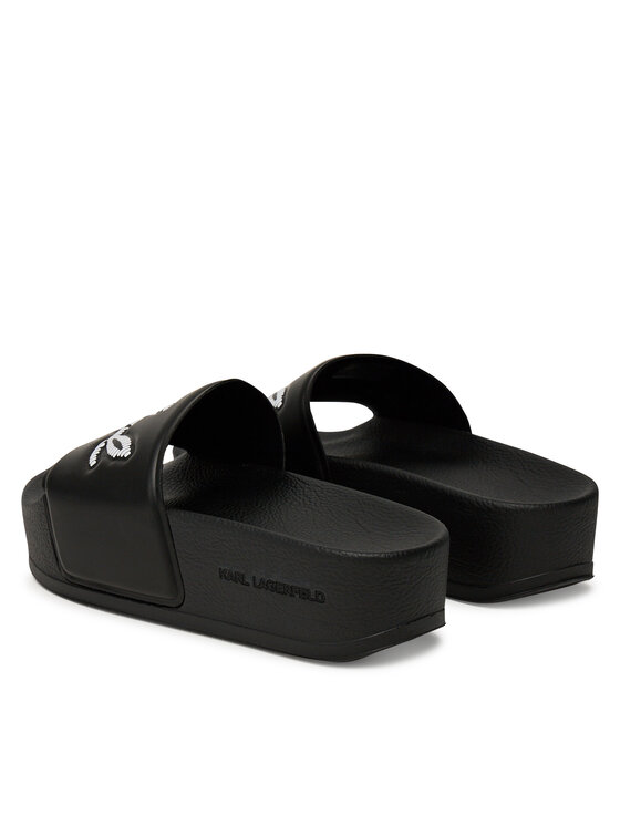 KARL LAGERFELD KARL LAGERFELD Şlapi Kondo Maxi KL80872 Negru