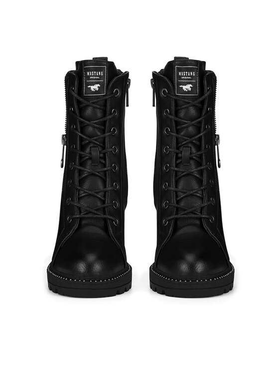 Mustang Mustang Schnürschuhe 1505-503-9 Schwarz