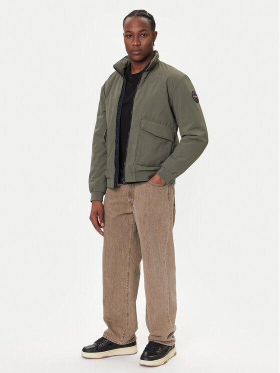 Napapijri Napapijri Bundy bomber A-Giovi NP0A88U2 Zelená Regular Fit