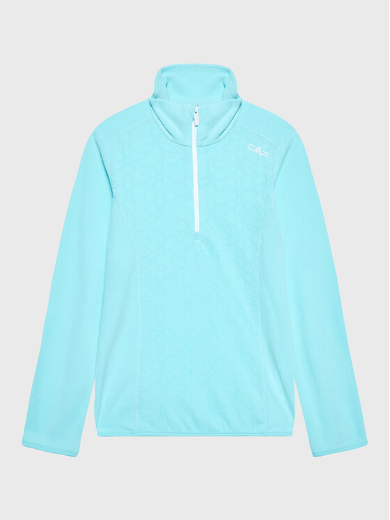 CMP Fleecová mikina 31G1105 Tyrkysová Regular Fit
