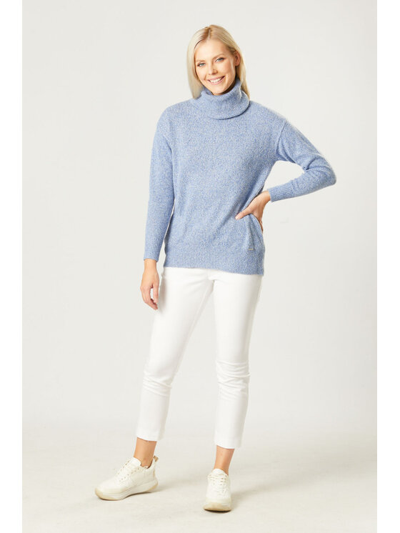 QUIOSQUE QUIOSQUE Svetr QUIOSQUE 6NB005831 Modrá Regular Fit