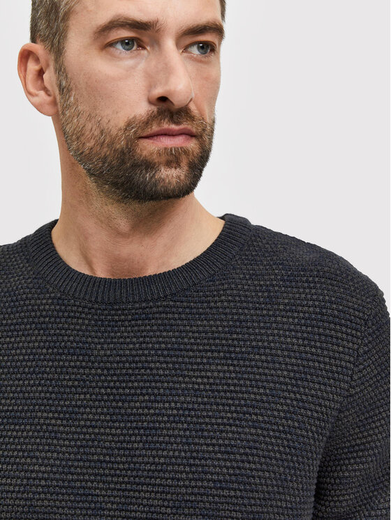 Selected Homme Selected Homme Sweter Vince 16059390 Szary Regular Fit