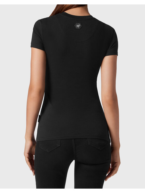 PHILIPP PLEIN PHILIPP PLEIN T-Shirt 1265 Czarny Regular Fit