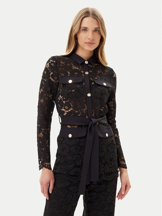 Artigli Artigli Košile ACGI000737 Černá Regular Fit