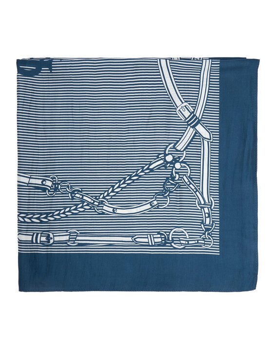 LAUREN RALPH LAUREN LAUREN RALPH LAUREN Μεταξωτό Μαντήλι 454P14484001 Σκούρο μπλε