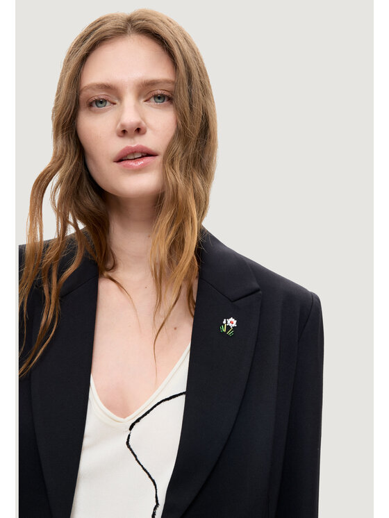 Desigual Desigual Σακάκι AME_NINO Μαύρο Blazer Fit
